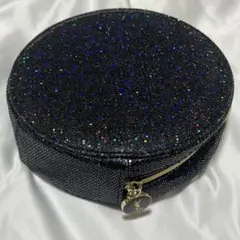 壱*ン様 新品 YSLボーテ ノベルティ ラメ グリッター 円形ポーチ