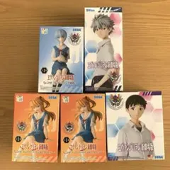 エヴァンゲリオン新劇場版　カヲル、レイ、シンジ、アスカ　5個セット