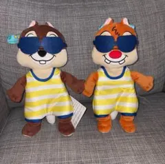 レア　TDR スイスイサマー　チップ　デール ぬいぐるみポーチ　ショルダーバッグ