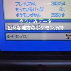 色々な地方のポケモン所持 ポケモン パール DS ソフト