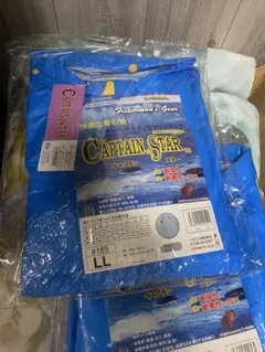 クラフテル シーエース合羽 胸付ズボン スカイブルー Lサイズ - メルカリ