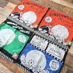 ムーミン 北欧 キャラクター ハンドタオル 無撚糸パイル ジャガード ミニタオル