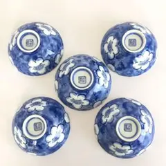 お茶碗  5点セット   食器   お碗  和食  ご飯 昭和レトロ 古民家