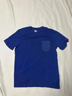 米国 THE NORTH FACE ザノースフェイス Tシャツ XLサイズ 青⑹