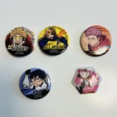 僕のヒーローアカデミア 呪術廻戦くら寿司 缶バッジ キーホルダー まとめ売り