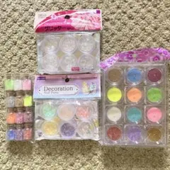 ラメ、グリッター、シェルセット
