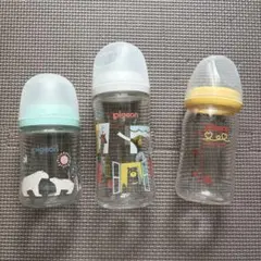 pigeon 哺乳瓶 セット 動物イラスト