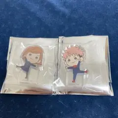 呪術廻戦　たすっこトレーディングミニアクリルブロック　釘崎野薔薇×虎杖悠二