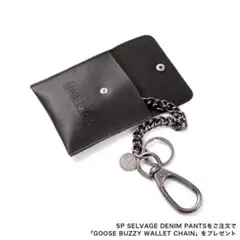 GOOSE BUZZY レザーコインケース ブラック