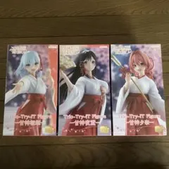 未開封　甘神三姉妹　トリオトライイット　フィギュア