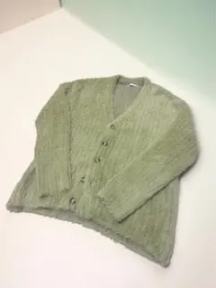 ZARA ライトグリーン カーディガン Lサイズ 春服