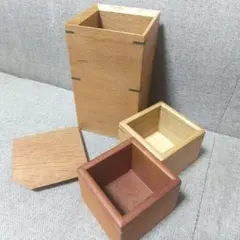 美品】木製酒器 工房 今昔堂 五十嵐誠氏 作品 徳利 升 収納 - メルカリ