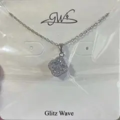 Glitz Wave クローバーモチーフ ネックレス