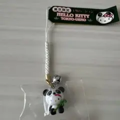 【東京限定上野/パンダ】ご当地キティ　根付け　ハローキティ 未開封