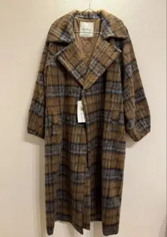 PRIVÈVE 新品未使用チェック柄ロングコート