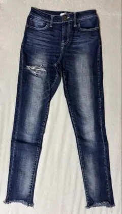 FUN スキニーデニム Mサイズ ダメージ加工