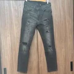 H＆ダメージ加工 スキニーデニム 33/30