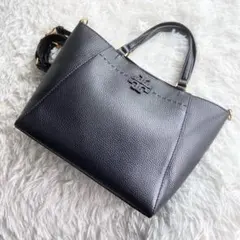 極美品　トリーバーチ　マックグロー　ショルダーバッグ　2way レザー　ブラック