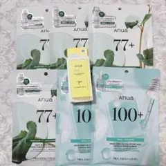 Anua シートマスク 6点セット 77+（ドクダミ）4袋＋100+PDRN2袋