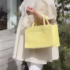 【美品】ツルバイマリコオイカワ　Aimee（flower）/トートバッグのサムネイル