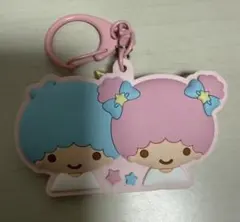 サンリオシークレットラバーミラーキーホルダー リトルツインスターズ