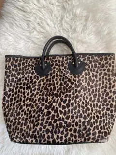 ヤングアンドオルセン　ビームス別注　トート　バック　レオパード　ヒョウ　豹