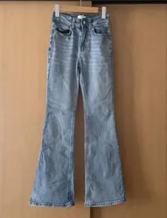 H&M フレアードハイデニム　32