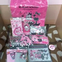 MN-2594-154☆マイメロ・クロミ　Happyくじ9点セット