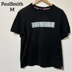 ⭐️PaulSmith ポールスミス　プリントTシャツ　黒　M＊685のサムネイル