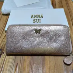 ANNA SUI　サーモンピンク 長財布のサムネイル