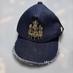 Rady デニム キャップ シャンデリア ビジュー