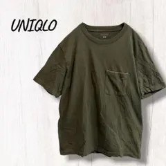 ユニクロUNIQLO JW ANDERSON 半袖Tシャツ カーキ L