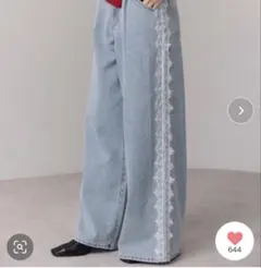 tiptop アソートレース使いデニムパンツのサムネイル