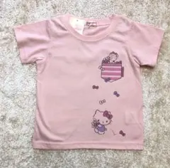 ハローキティ ピンク Tシャツ 100cm 綿