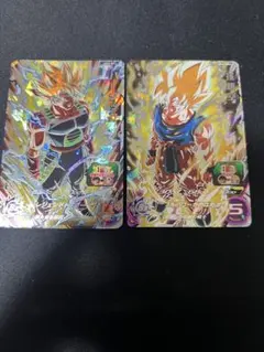 SDBH BM3-SEC2 孫悟空＋UGM8-SEC3 バーダック サイヤ人親子