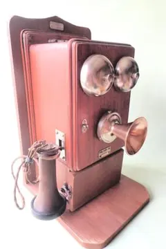 ヴィンテージ 昭和レトロ 壁掛け電話 デルビル磁石式壁掛電話 北海道 