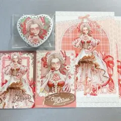 第五人格 ラメキラハート缶バッジ&ミニブロマイド&購入特典ポストカード 記者