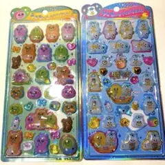 【正規品】うるちゅるシール　おぱんちゅうさぎ　んぽちゃむ　2枚セット