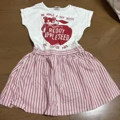 REDDY APPLESEED 半袖 ワンピース ストライプのサムネイル