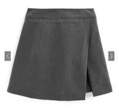 【美品】インパン裏地付きラップ風ミニスカート[ai86] Mサイズ