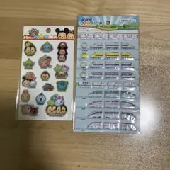 ツムツム　新幹線　シール