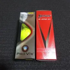 Titleist　プロv1x、SRIXON　Z-STAR XV