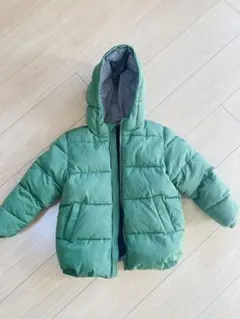 超美品✳︎プチバトー　緑色ダウンコート　116