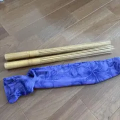 踊り小道具】 杖 ステッキ 木製 二本継 ネジ式 新舞踊 日本舞踊 - メルカリ