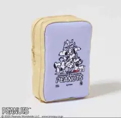 SNOOPY PEANUTS 側面ポケット付きスタンドポーチ スヌーピー