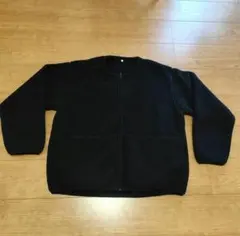 値下げ交渉不可　無印良品　ボアフリースジャケット XL　紺　ネイビー