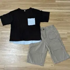 Tシャツ&短パンセット♪140150