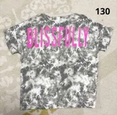 ダイダイ柄　半袖Tシャツ　130 綿100％