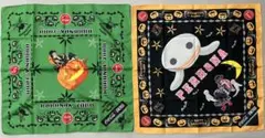 ワンピース コカ・コーラ ハロウィン バンダナ 2種（ロロノア・ゾロとペローナ）