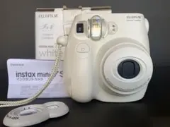 FUJIFILM instax mini 7S チェキ インスタントカメラ 白